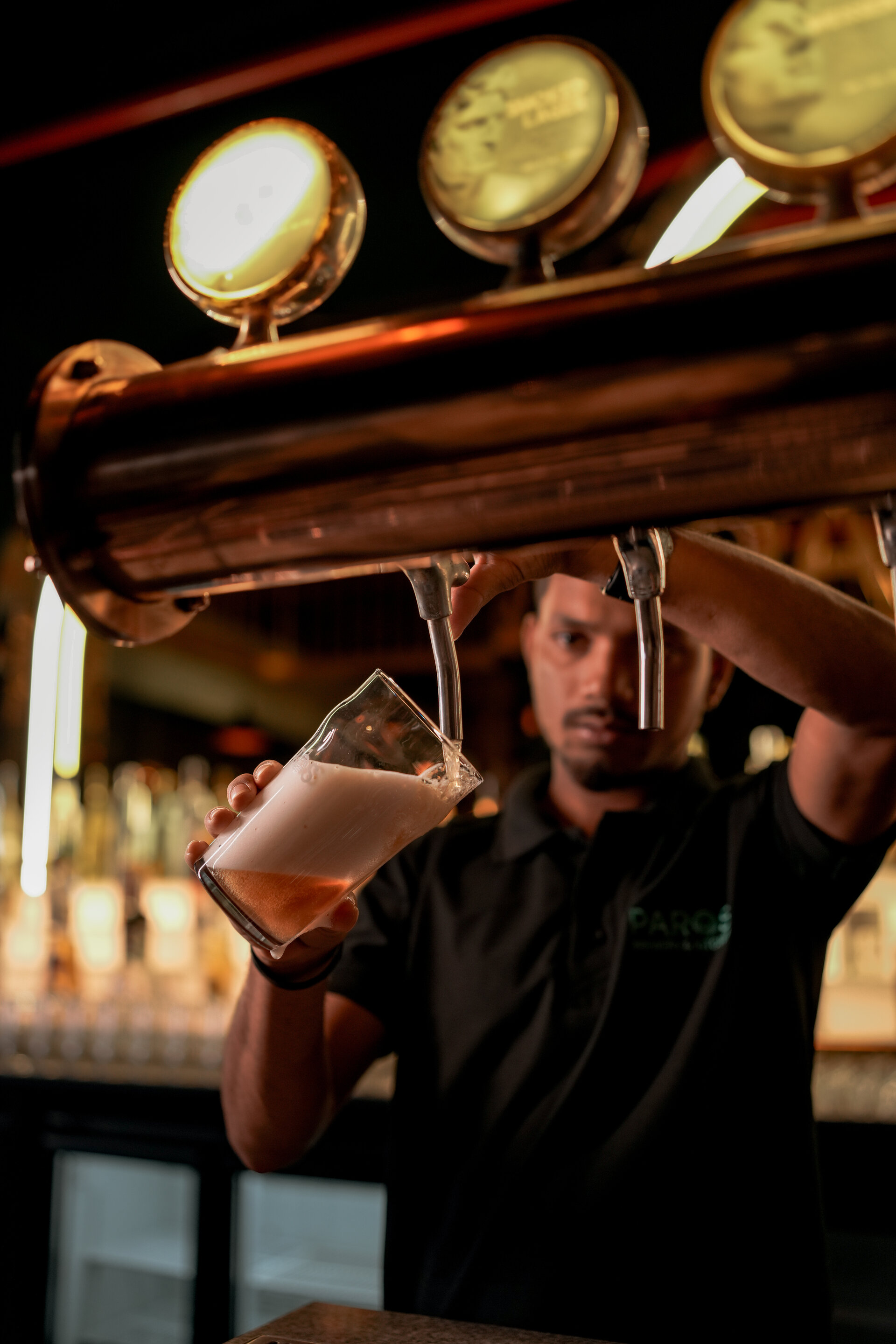 Freshly craft beers at Paros Brewery